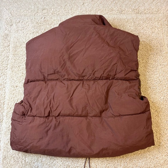 Brown Puffer Vest - Picture 4 of 5